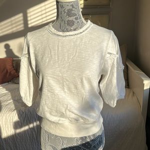 Beautiful Frye Ballon sleeve. Bohemian style 100% cotton top